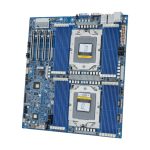 Imagen de la placa base GIGABYTE MZ73-LM1 con Socket SP5, formato ATX extendido y número de SKU MZ73-LM1