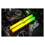 Módulo de memoria Goodram IRDM RGB, 16 GB (2 x 8 GB) DDR4, SKU: IRG-36D4L18S/16GDC, con iluminación RGB.