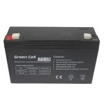 Batería AGM 6V 12Ah Green Cell, modelo AGM01, ofrece 12.000 mAh de capacidad con tecnología Sealed Lead Acid (VRLA).