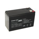 Batería de plomo ácido sellada VRLA con 12V y 7Ah, fabricada por Green Cell, SKU AGM04
