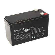 Batería Green Cell AGM05 para sistema UPS, de Sealed Lead Acid (VRLA) con 12 V y 7,2 Ah de capacidad.