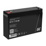 Batería recargable Green Cell AGM12, Sealed Lead Acid VRLA de 7000 mAh y 6 V, SKU: AGM12