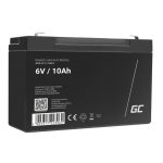 Imagen de la batería Green Cell AGM16 para sistemas UPS con tecnología VRLA de 6 V y 10 Ah