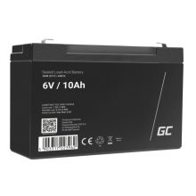 Imagen de la batería Green Cell AGM16 para sistemas UPS con tecnología VRLA de 6 V y 10 Ah