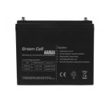 Imagen de la batería Green Cell modelo AGM25, sellada de ácido de plomo con 12 voltios y 75 amperios-hora, SKU AGM25, usada para sistemas de UPS.