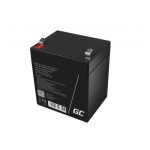 Imagen de la batería Green Cell AGM44 para sistemas UPS, tipo Sealed Lead Acid con tecnología VRLA, 12 voltios y 4.5 amperios hora.