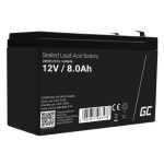 Green Cell AGM46 batería recargable industrial Sealed Lead Acid (VRLA) de 8000 mAh y 12V.