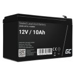 Green Cell batería AGM50 para sistema UPS con tecnología VRLA AGM, 12V y capacidad de 10Ah
