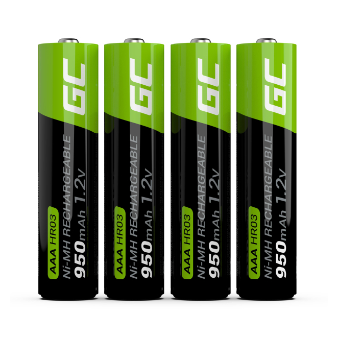 Green Cell GR03 pila doméstica Batería recargable AAA Níquel-metal hidruro (NiMH) 1 Green Cell GR03 pila doméstica Batería recargable AAA Níquel-metal hidruro (NiMH)