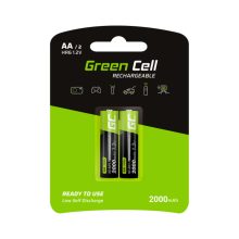 Green Cell GR06 pila doméstica batería recargable AA de Níquel-metal hidruro (NiMH), ideal para dispositivos de uso cotidiano, SKU: GR06