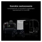 Cable USB Green Cell de 0,25 metros con conector Micro-USB A y USB A en negro, código de producto KABGC01