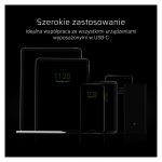 Cable USB de 0,25 metros Green Cell KABGC03 con conector USB-A a USB-C en color negro