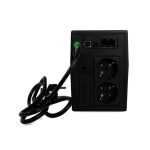 Sistema de alimentación ininterrumpida Green Cell UPS01LCD con pantalla LCD, 0,6 kVA, 360 W, 2 salidas AC