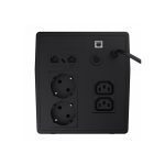 Green Cell UPS03 UPS de línea interactiva con capacidad de 1,999 kVA y 600 W, con cuatro salidas AC (SKU UPS03)