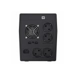 Green Cell UPS05 sistema de alimentación ininterrumpida, Línea interactiva con 3 kVA, 1200 W y 5 salidas AC, SKU UPS05