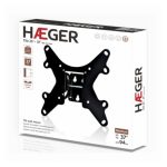 Soporte para televisor de 37 pulgadas Haeger modelo WB-T37.019A en color negro, ideal para televisores de hasta 94 cm.