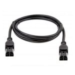 HPE Jumper Cord modelo AF573A con conectores C13 y C14, soporta 250V y 10Amp en color Flint Gray, longitud de 2.0 metros
