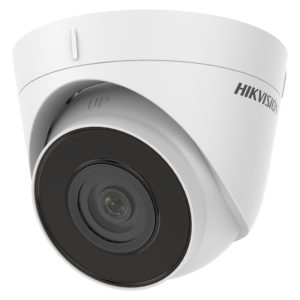Cámara de seguridad IP exterior Hikvision DS-2CD1321-I con resolución de 1920 x 1080 píxeles, adecuada para montaje en techo o pared. SKU: DS-2CD1321-I(2.8MM)(F)