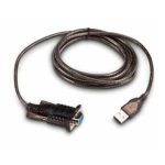 Intermec USB to Serial Adapter cable de serie negro con 1,8 metros de longitud, conector USB tipo A y DB-9, SKU 203-182-100