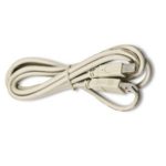 Intermec cable USB 2.0 de 2 metros, color blanco, con conectores USB-A a USB-B, SKU 321-576-004