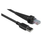 Cable de serie Honeywell de 3 metros con conectores USB2.0-A y RJ-45, SKU: CBL-500-300-S00-03