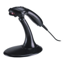 Vista del Honeywell MS9540 VoyagerCG, un lector láser 1D en color negro, ideal para TPV y movilidad profesional, SKU MK9540-37A38.