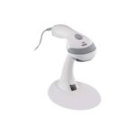 Escáner de código de barras Honeywell MS9520 Voyager CG 1D Laser en color blanco, ideal para TPV y movilidad profesional, SKU MK9540-77A47. Alta precisión y velocidad de lectura.