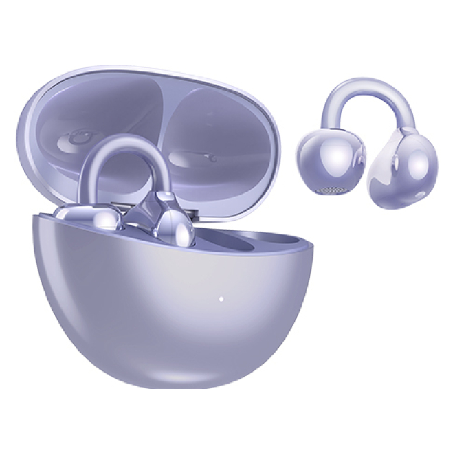 Honor CHOICE Earbuds Clip Auriculares Inalámbricos Bluetooth Morados Auriculares inalámbricos Honor CHOICE Earbuds Clip con Bluetooth y USB Tipo C en color púrpura, SKU 5504ABRR