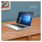 HP EliteBook 845 G7 portátil 14 pulgadas con AMD Ryzen 5 PRO 4650U, 8 GB de RAM, 256 GB SSD, Wi-Fi 6 y Windows 10 Pro - SKU 10U70EA