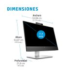 HP Monitor de Videoconferencia FHD E24mv G4 de 24 pulgadas, 169L0AA#ABB. Ideal para videollamadas y trabajos multimedia.