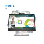 HP Monitor de Videoconferencia FHD E24mv G4 de 24 pulgadas, 169L0AA#ABB. Ideal para videollamadas y trabajos multimedia.