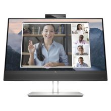 HP Monitor de Videoconferencia FHD E24mv G4 de 24 pulgadas, 169L0AA#ABB. Ideal para videollamadas y trabajos multimedia.