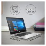 Imagen del HP ProBook x360 435 G7 con procesador AMD Ryzen 7 4700U, pantalla táctil de 13.3 pulgadas Full HD, 8 GB DDR4-SDRAM, 256 GB SSD, Wi-Fi 6 y Windows 10 Pro. SKU 175W9EA.