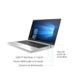 Portátil HP EliteBook 835 G7 con procesador AMD Ryzen 7 PRO 4750U, pantalla de 13.3 pulgadas Full HD, 16 GB de RAM, 512 GB SSD y Wi-Fi 6, SKU 1J6M1EA