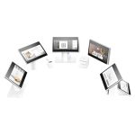 Monitor HP ElitePOS de 25.6 cm (10.1 pulgadas) diseñado para TPV con movilidad profesional, referencia 1XD80AA#AC3