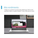 Portátil HP EliteBook 855 G7 con procesador AMD Ryzen 5 PRO, pantalla de 15.6 pulgadas Full HD, 8 GB de RAM, 256 GB SSD, Wi-Fi 6, y Windows 10 Pro en color plata. SKU: 204H4EA