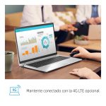HP EliteBook 855 G7, AMD Ryzen 5 PRO 4650U, 15.6 pulgadas Full HD, 8 GB DDR4, 256 GB SSD, Wi-Fi 6, Windows 10 Pro, plata, SKU: 204L7EA