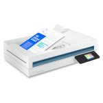 HP Scanjet Pro N4600 fnw1, escáner plano con alimentador automático de documentos ADF, 1200 x 1200 DPI, A5, Blanco, SKU 20G07A#B19