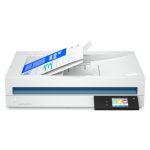 HP Scanjet Pro N4600 fnw1, escáner plano con alimentador automático de documentos ADF, 1200 x 1200 DPI, A5, Blanco, SKU 20G07A#B19