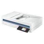 HP Scanjet Pro N4600 fnw1, escáner plano con alimentador automático de documentos ADF, 1200 x 1200 DPI, A5, Blanco, SKU 20G07A#B19