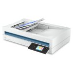 HP Scanjet Pro N4600 fnw1, escáner plano con alimentador automático de documentos ADF, 1200 x 1200 DPI, A5, Blanco, SKU 20G07A#B19