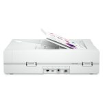 Imagen del escáner HP Scanjet Enterprise Flow N6600 fnw1 de color blanco con características de escáner plano y alimentador automático de documentos 1200 x 1200 DPI A4, SKU 20G08A#B19