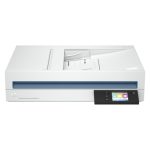 Imagen del escáner HP Scanjet Enterprise Flow N6600 fnw1 de color blanco con características de escáner plano y alimentador automático de documentos 1200 x 1200 DPI A4, SKU 20G08A#B19