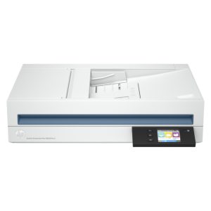 Imagen del escáner HP Scanjet Enterprise Flow N6600 fnw1 de color blanco con características de escáner plano y alimentador automático de documentos 1200 x 1200 DPI A4, SKU 20G08A#B19