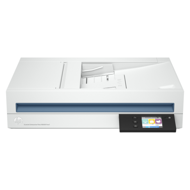 HP Scanjet Enterprise Flow N6600 fnw1 Escáner Profundidad 1200 DPI Imagen del escáner HP Scanjet Enterprise Flow N6600 fnw1 de color blanco con características de escáner plano y alimentador automático de documentos 1200 x 1200 DPI A4, SKU 20G08A#B19