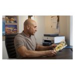 Impresora All-in-One HP Smart Tank 7605 con impresión a color, copia y escaneo, e impresión a doble cara, SKU 28C02A#BHC.