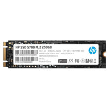 Disco duro sólido HP S700 de 250 GB M.2 con tecnología Serial ATA III y 3D NAND. SKU: 2LU79AA#ABB