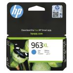 Cartucho de tinta cian original HP 963XL de alta capacidad, SKU 3JA27AE#BGY, ideal para impresoras HP.