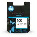 Imagen del cartucho de tinta tricolor original HP 305 adecuado para diversas impresoras, SKU 3YM60AE#UUQ