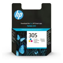 Imagen del cartucho de tinta tricolor original HP 305 adecuado para diversas impresoras, SKU 3YM60AE#UUQ